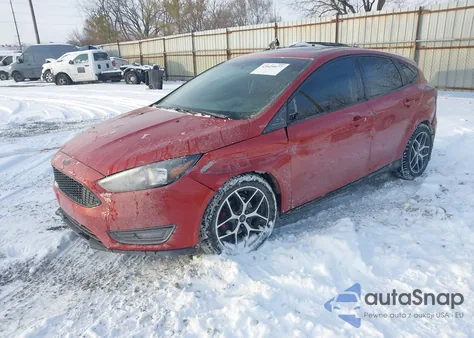 2018 Ford Focus Sel из США, поврежденный, VIN 1FADP3M23JL301538